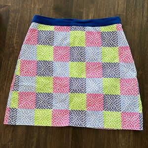 Vineyard‎ Vines Multicolor Checkered Skirt